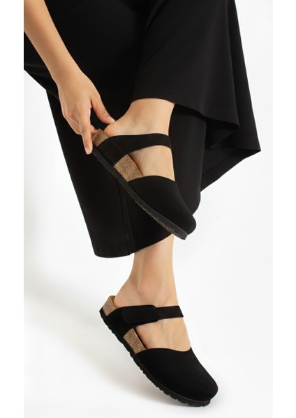 Lugano Hakiki Deri Mantar Taban Ortopedik Terlik fırsatları