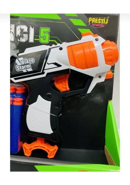 Nerf Ikili Sünger Mermi Atan Tabanca