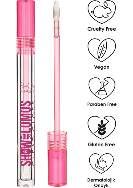 Pastel Show Your Lumos Clear Gloss ( Dudak Parlatıcısı) Synee Store fiyatları