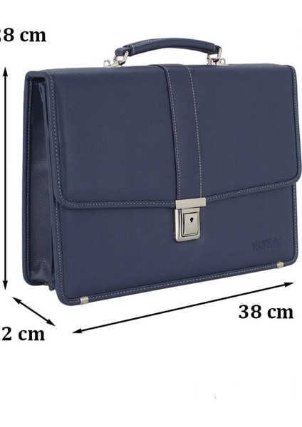 Lacivert Vintage Klasik Tarz A4 Kağıt Uyumlu Evrak Çantası fiyatları