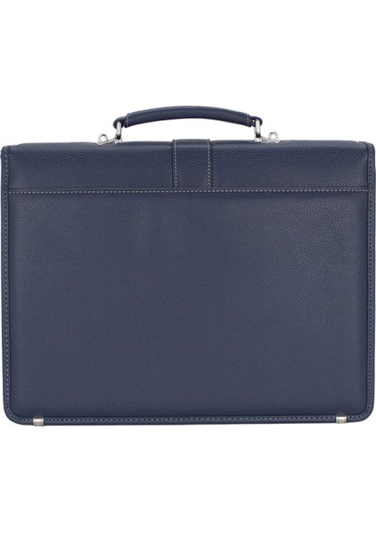 Lacivert Vintage Klasik Tarz A4 Kağıt Uyumlu Evrak Çantası fırsatları