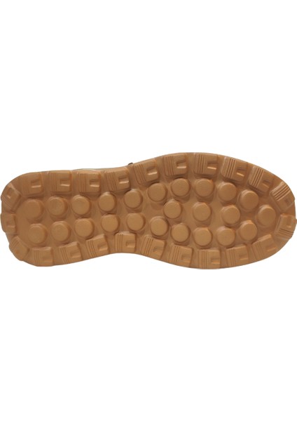Erkek Lastik Bağcıklı Deri Günlük Sneakers Ayakkabı