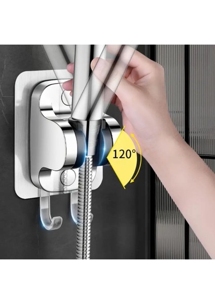 Buffer® Kendiliğinden Güçlü Yapışkanlı Askılı Duş Başlık Tutucu modelleri