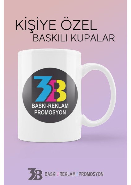 Kişiye Özel Logo, Resim, Yazı Baskılı Porselen Kupa Bardak fırsatları