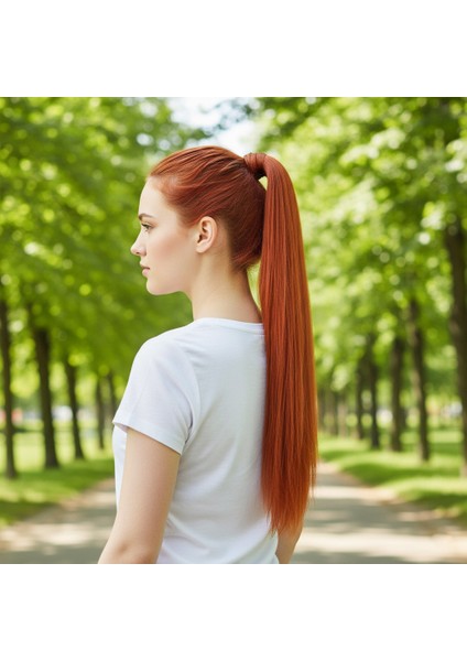 Bağlamalı Düz At Kuyruğu - Bakır