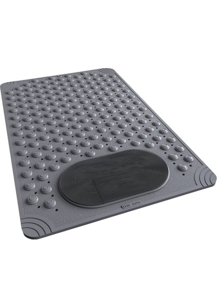 2 Adet Silikon Banyo Paspası Duş Kaydırmazı Vantuzlu Banyo Paspası 36X69,5CM M-162