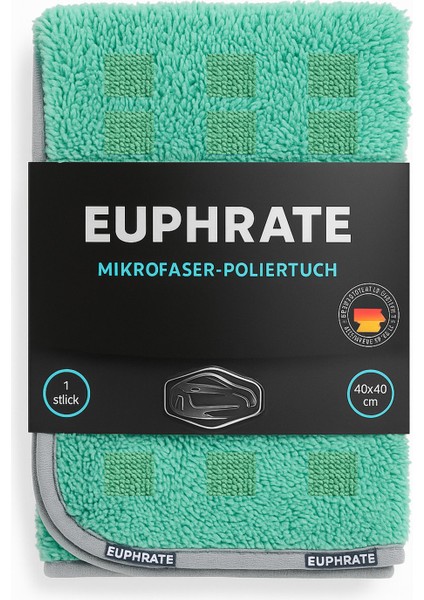 Alman Üretim Mikrofiber Araç Kurulama Bezi Tank Bezi Oto Kurulama 40X40CM Yeşil