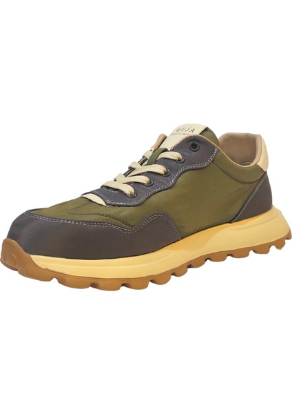 Erkek Ultra Comfort Bağcık Kapamalı Deri ve Kumaş Birleşimli Dört Mevsim Casual Ayakkabı indirimleri