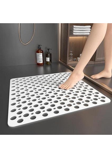 2 Adet Banyo ve Duş Paspası Kare Bubble Vantuzlu 54 x 54 cm M-149 fiyatları
