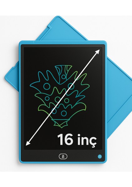 Dijital Çocuk Tableti Yazı Çizim Tahtası Eğitim Tableti 16 Inç