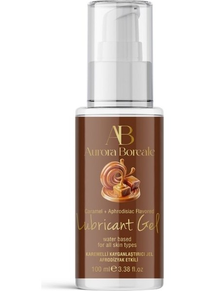 Aurora Boreale Karamel Aromalı Kayganlaştırıcı Jel 100 ml