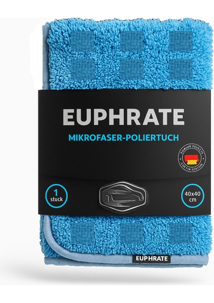 Alman Üretim Mikrofiber Araç Kurulama Bezi Tank Bezi Oto Kurulama 40X40CM Mavi