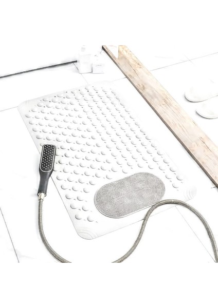 2 Adet Vantuzlu Banyo ve Duş Kaydırmazı Duşa Kabin Küvet Içi Banyo Paspası 36 x 69,5 cm M-162 modelleri
