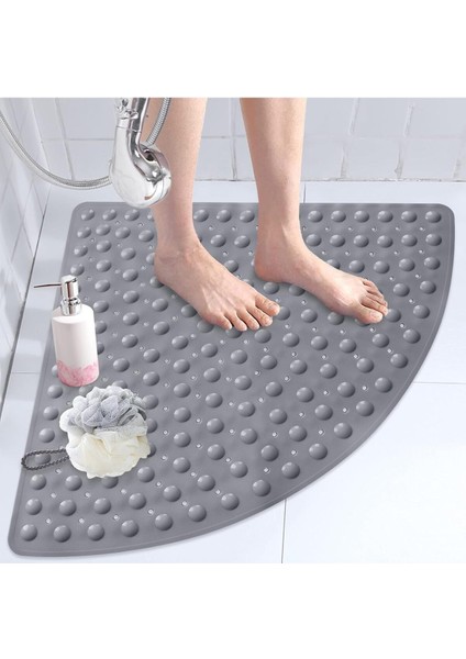 2 Adet Banyo Küvet Paspas Duş Köşe Vantuzlu Gider Delikli Duş ve Küvet Için 54X54 cm M-163 fiyatları