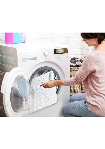2 Adet Köşe Banyo Duş Paspası ve Duşakabin Paspasları Tahliye Delikli 54X54 cm M-163 fırsatları