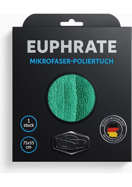 Alman Üretim Mikrofiber Araç Kurulama Bezi Tank Bezi Oto Kurulama 75X55CM Yeşil E36