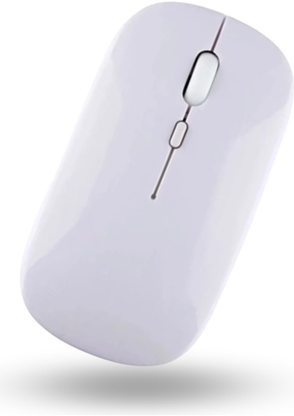 Büro Ev Ofis Bilgisayarı Için Beyaz Bluetooth Mouse