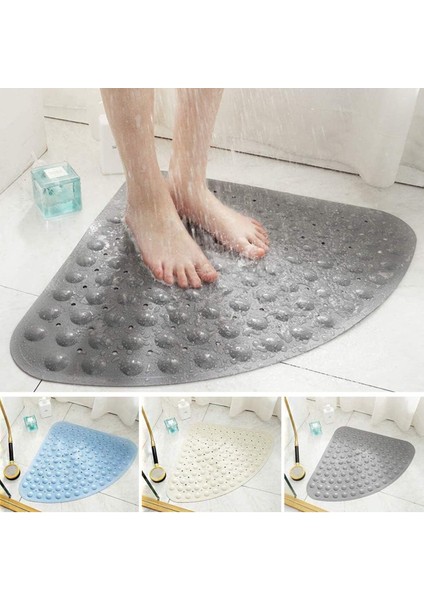 2 Adet Banyo Küveti Kaymaz Paspas Duş Köşe Vantuzlu Duş ve Küvet Için 54X54 cm M-163 fırsatları