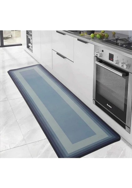 2 Adet Sihirli Su Emici Mutfak Paspası Banyo Paspası Kaymaz Tabanlı 156X38 cm M-61