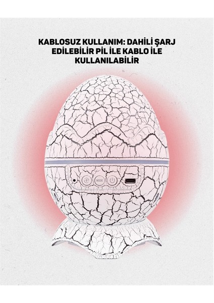 Bluetooth Hoparlör Özellikli 7 Renkli Gece Aydınlatması fırsatları