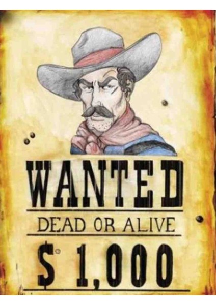 Kovboy Afıs 38X 50 cm