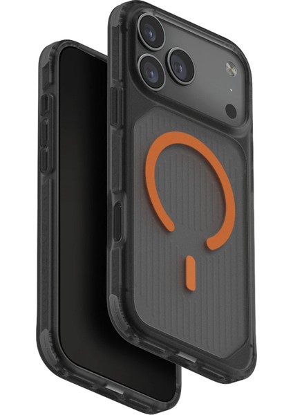 Iphone 17 Pro Max Kılıf Combat Active Bilek Kayışı Ile Kolay Taşıma Üç Katmanlı Koruyucu Kapak