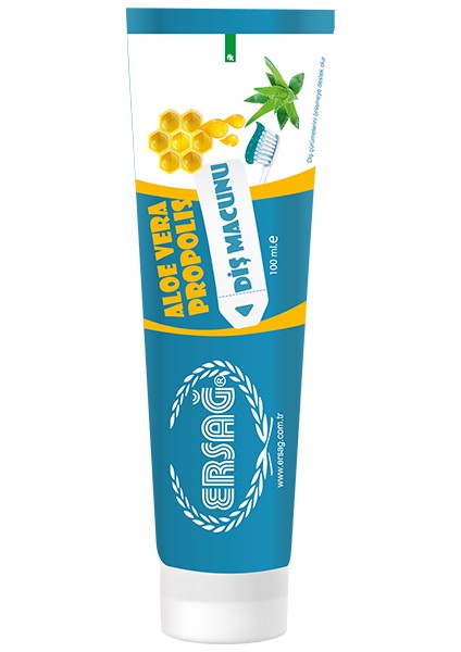 Diş Macunu Aloe Vera, Propolisli 2 Adet 100ML- Sabunluk Hediyemiz 188-06 fırsatları