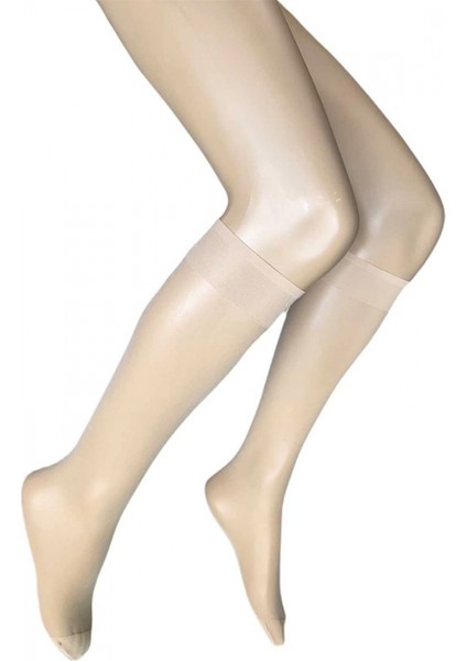 6 Adet Parlak Dizaltı Kadın Çorap 15 Denye Sahra 51 fiyatları