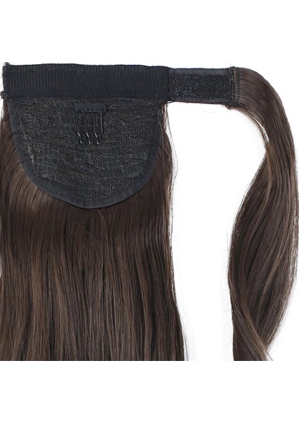 Bağlamalı Dalgalı At Kuyruğu - Açık Kahve indirimleri