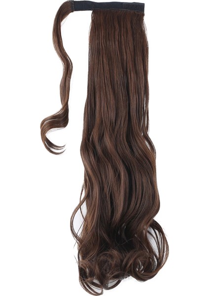 Bağlamalı Dalgalı At Kuyruğu - Kahve Karamel modelleri