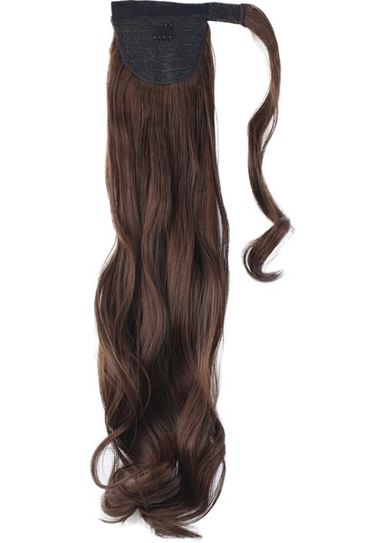 Bağlamalı Dalgalı At Kuyruğu - Kahve Karamel fırsatları