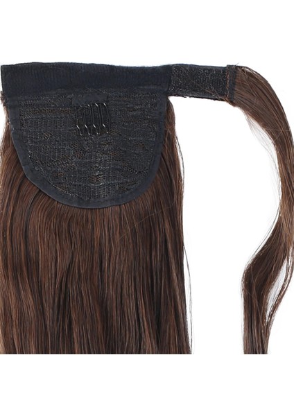 Bağlamalı Dalgalı At Kuyruğu - Kahve Karamel indirimleri