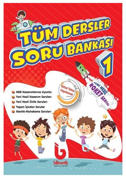 Bilimetik Yayınları 1 Sınıf Tüm Dersler Soru Bankası
