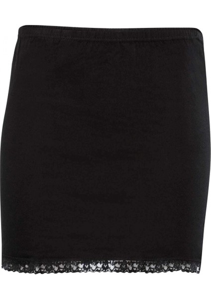 Kadın Dantel Detaylı Mini Jüpon Etek Astarı Siyah - 3001A fiyatları