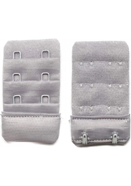 2 Adet Agraf Sütyen Uzatma Kopçası 3 Sıra / 2 Kanca Gri fiyatları