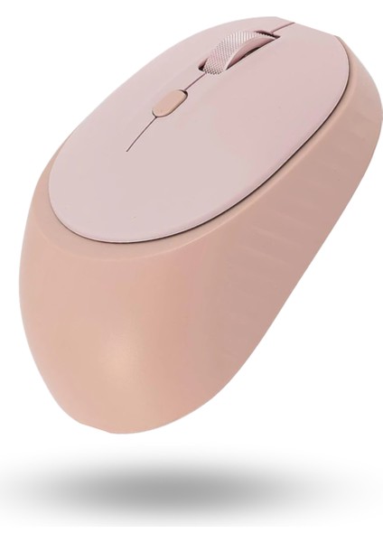 Büro Ev Ofis Bilgisayarı Için Şeker Pembe Bluetooth Wifi Mouse