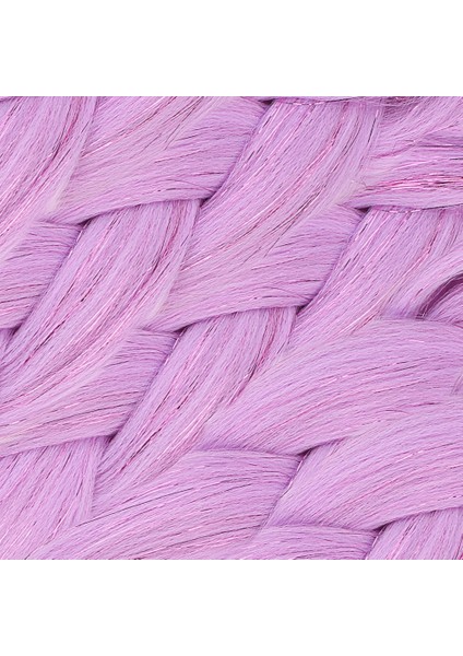 Simli Lila Örgülük Saç 100 gr fiyatları