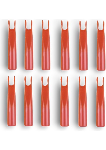 Arkalık -Karbon Oklar Için 5.0 -Kırmızı - 12 Li Pk - 537557