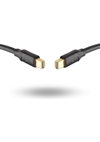 Büro Ev Ofis Cihazları Için 1.8mt Siyah Mini Dp-Mini Dp Kablo