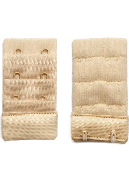 2 Adet Agraf Sütyen Uzatma Kopçası 3 Sıra / 2 Kanca Siyah Ten modelleri