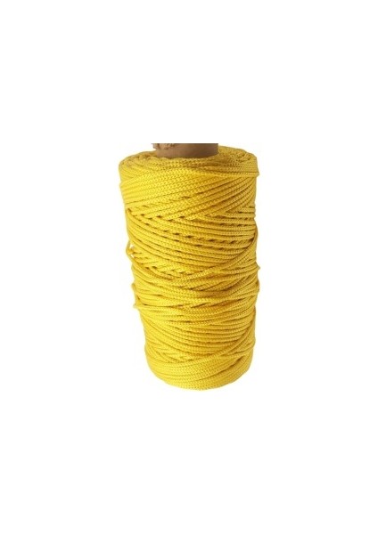 Makrome İpi 3mm Polyester Koyu Sarı