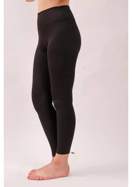 Siyah Yüksek Bel Fitilli Kadın Tayt Yazlık 2001 fırsatları