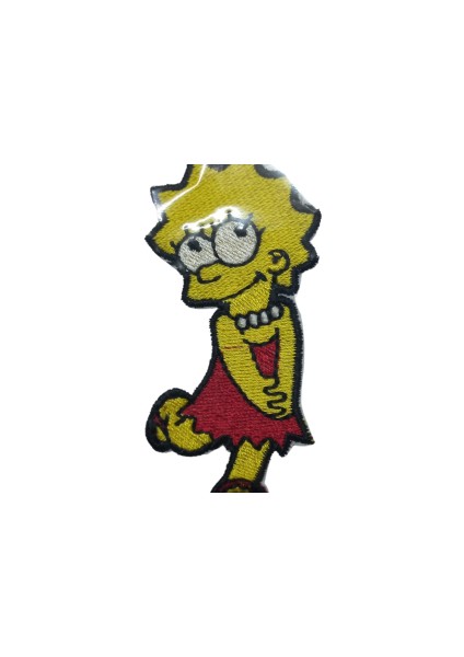 Aplike Ütü Ile Yapışan Simpson Lisa Arma 6x2,5 cm