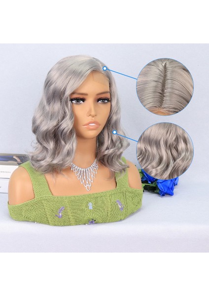 Silver Gri Yan Tül Peruk fırsatları