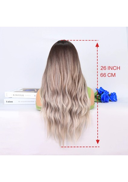 Rus Kumralı Beyaz Platin Ombre ve Röfleli Tül Peruk indirimleri