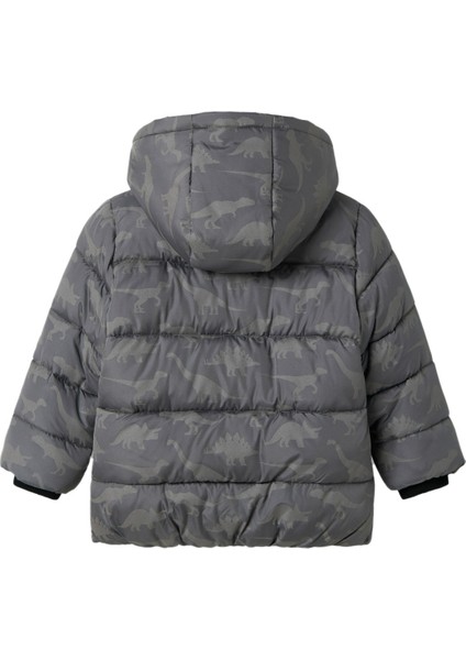 Nmmmosan Puffer Jacket Re Grı Erkek Çocuk Mont modelleri