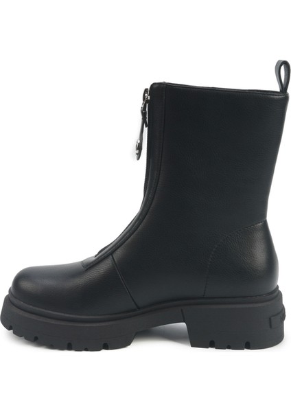 Franco 5pr Siyah Kadın Düz Bot modelleri