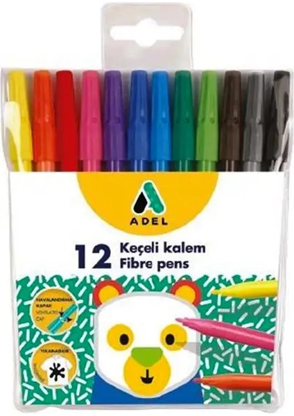 Keçeli Kalem 12 Li