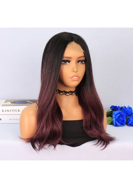 Siyah Açık Kızıl Ombreli Tül Peruk fiyatları