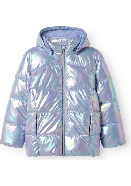 Nkfmolına Puffer Jacket S Mor Kız Çocuk Mont